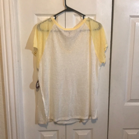 SO Yellow & White Baseball Tee - Picture 5 of 5